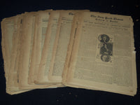 1917-1918 NEW YORK TIMES NEWSPAPER BOOK REVIEW SECTIONS LOT OF 20 - O 3221E