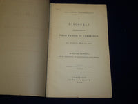 1855 MAY 27 FIRST PARISH IN CAMBRIDGE DISCOURSE BY WILLIAM NEWELL - J 4577