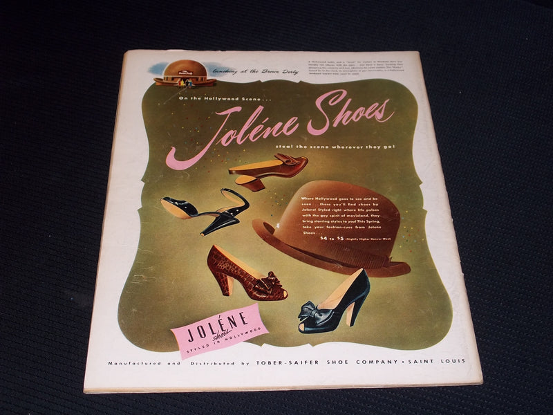 1944 MARCH STARDOM MAGAZINE - LORETTA YOUNG FRONT COVER - E 20160
