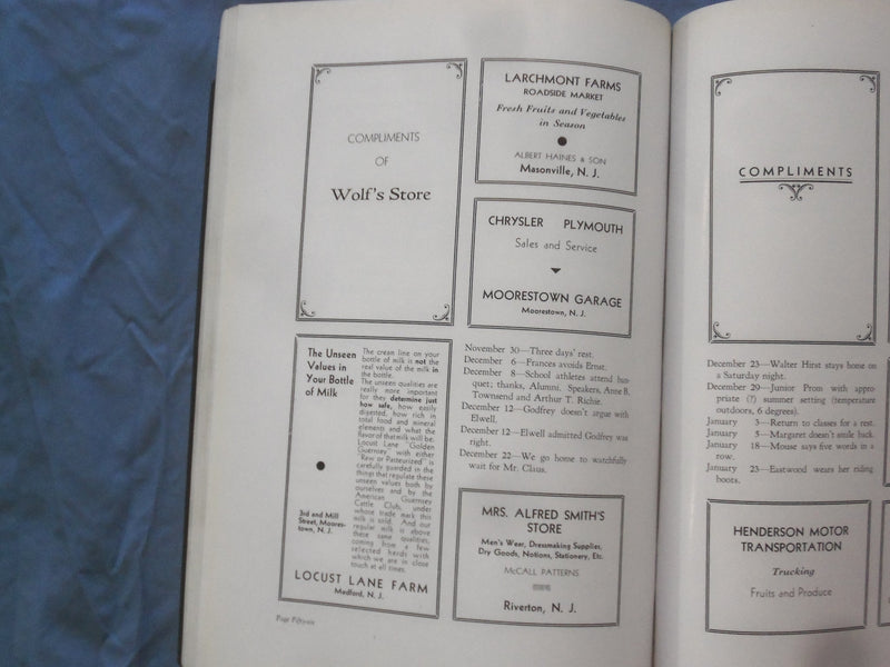 1934 THE CUPOLA MOORESTOWN FRIENDS' SCHOOL YEARBOOK - MOORESTOWN, NJ - YB 3383