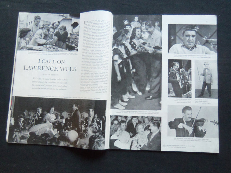 1958 JUNE 21 THE SATURDAY EVENING POST MAGAZINE-I CALL ON LAWRENCE WELK- SP 2188