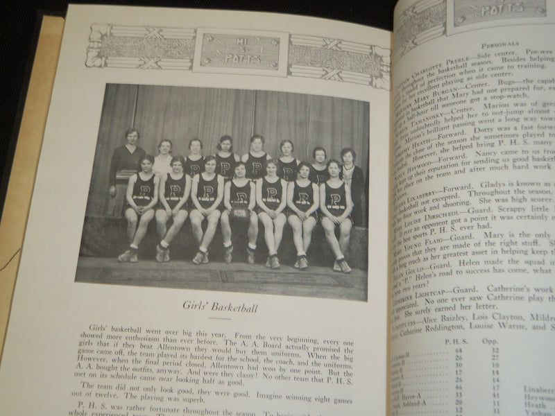 1930 HI-S-POTTS POTTSVILLE HIGH SCHOOL YEARBOOK - POTTSVILLE, PA - YB 1883