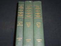 1959-1961 LIBRARY OF THE SURGEON GENERAL'S OFFICE INDEX VOLUME LOT OF 3- KD 4047