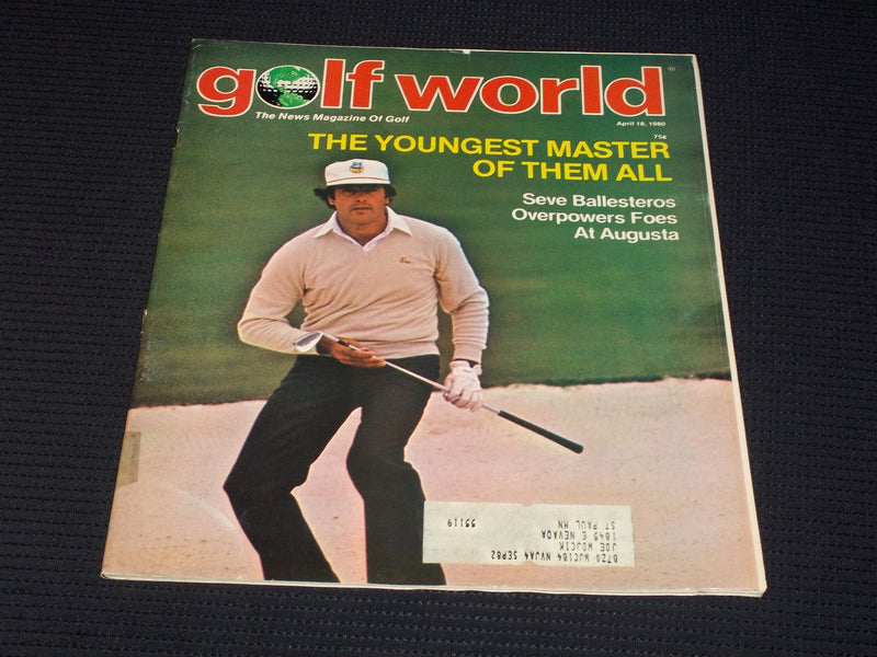 1980 APRIL 18 GOLF WORLD MAGAZINE - SEVE BALLESTEROS FRONT COVER - E 6988
