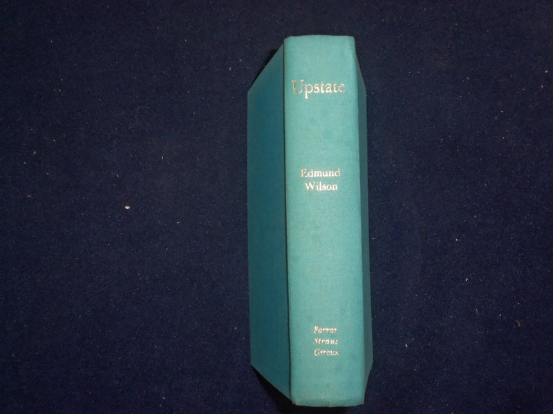 1971 UPSTATE NORTHERN NEW YORK HARDCOVER BOOK BY EDMUND WILSON - KD 8789