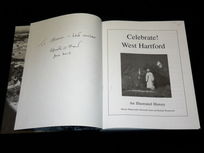 2001 CELEBRATE WEST HARTFORD AN ILLUSTRATED HISTORY BOOK - INSCRIBED - KD 6018