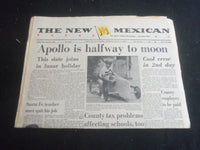 1969 JULY 17 THE NEW MEXICAN NEWSPAPER - APOLLO IS HALFWAY TO MOON - NP 5861