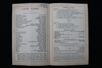 1948 LUTE SONG PROGRAM - YUL BRYNNER - WINTER GARDEN THEATRE - LONDON - K 1900