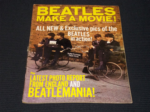 1964 THE BEATLES MAKE A MOVIE MAGAZINE - THE BEATLES FRONT COVER - E 16082