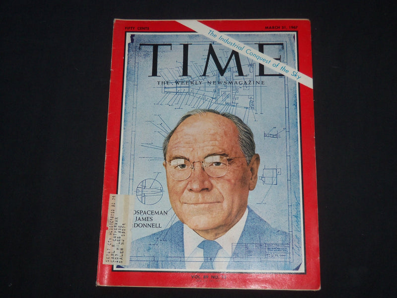1967 MARCH 31 TIME MAGAZINE - JAMES S. MCDONNELL - T 2016