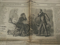 1881-1882 THE NEW YORK LEDGER NEWSPAPER - LOT OF 3 - NP 5081