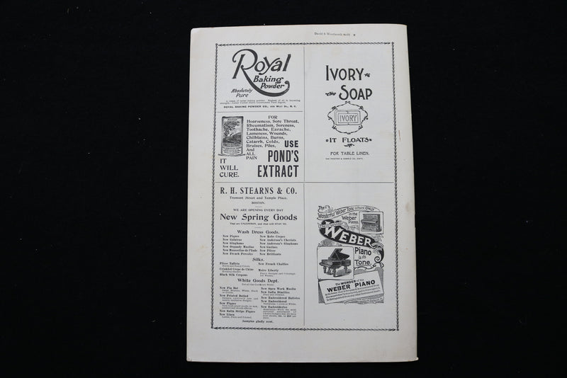 1895 JANUARY 24 THE CONGREGATIONALIST MAGAZINE - WILLIAM G. SCHAUFFLER - K 2327