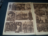 1919 APRIL 20 BALTIMORE SUN NEWSPAPER PICTURE SECTION - WAR MAP - NT 7374