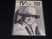 1965 AUGUST 8 SUNDAY NEWS TV WEEK MAGAZINE - DAN BLOCKER COVER - E 16952