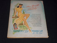 1943 AUGUST MOVIES MAGAZINE - MAUREEN O'HARA FRONT COVER - E 14185