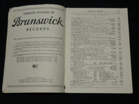 1927-1939 BRUNSWICK RECORDS CATALOGS LOT OF 5 - SOFTCOVER - KD 1046