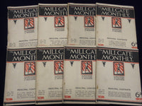 1926-1934 THE MILLGATE MONTHLY MAGAZINE LOT OF 27 ISSUES - GREAT ADS - O 2202