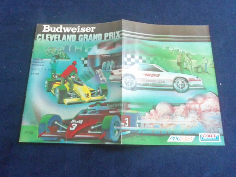 1984 JULY 6-8 BUDWEISER CLEVELAND GRAND PRIX RACING PROGRAM - SP 3804B