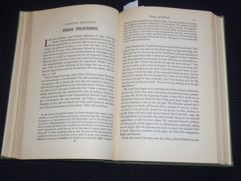 1948 JIM FARLEY'S STORY THE ROOSEVELT YEARS BOOK - AUTHOR INSCRIBED - KD 4270F