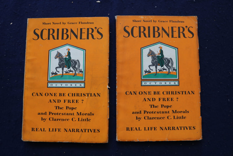 1930-1934 SCRIBNER'S MAGAZINE - LOT OF 9 - O 3489