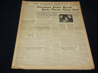 1942 MAY 16 NEW BEDFORD MORNING MERCURY NEWSPAPER - GERMANS ENTER KERCH- NT 8907