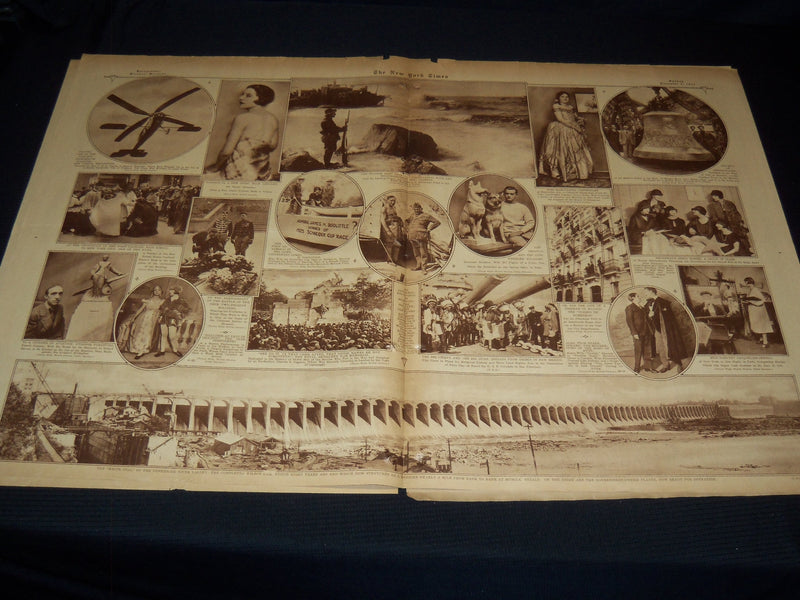 1925 NOVEMBER 8 NEW YORK TIMES PICTURE SECTION - SARGENT'S MURALS - NT 9489