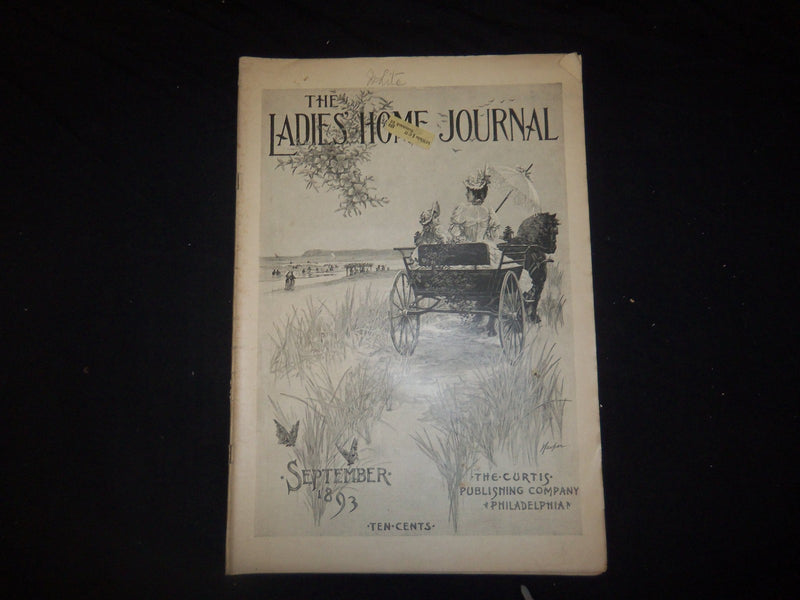 1893 SEPTEMBER LADIES' HOME JOURNAL MAGAZINE- GREAT ILLUSTRATIONS & ADS- ST 2373
