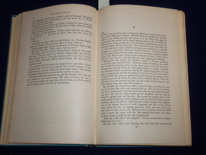 1947 GUS THE GREAT HARDCOVER BOOK BY THOMAS W. DUNCAN - KD 3867Q