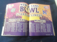 2003 DEC 16 NEW ORLEANS BOWL PROGRAM -UNIV NO. TEXAS VS UNIV MEMPHIS - ST 602H