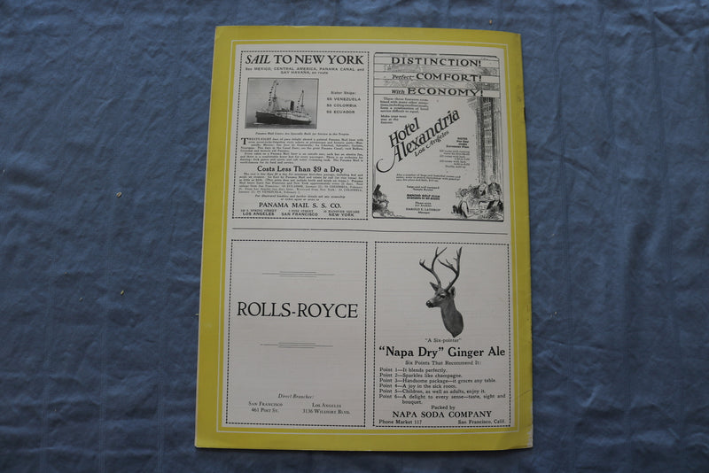 1927 JAN 15 SAN FRANCISCO NEWS LETTER MAGAZINE - RODNEY A. PANTAGES - ST 5509H