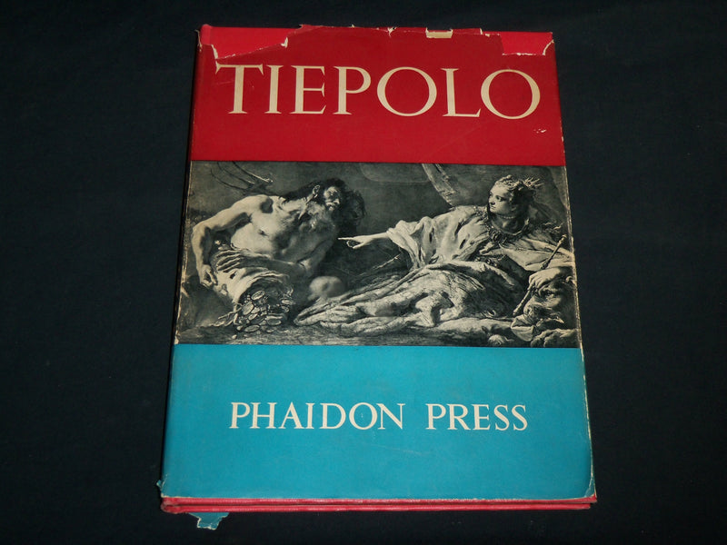 1955 TIEPOLO HIS LIFE AND WORK HARDCOVER BOOK BY ANTONIO MORASSI - R 703O