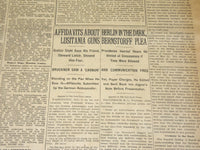 1915 JUNE 3 NEW YORK TIMES - AFFIDAVITS ABOUT LUSITANIA GUNS - NT 7693
