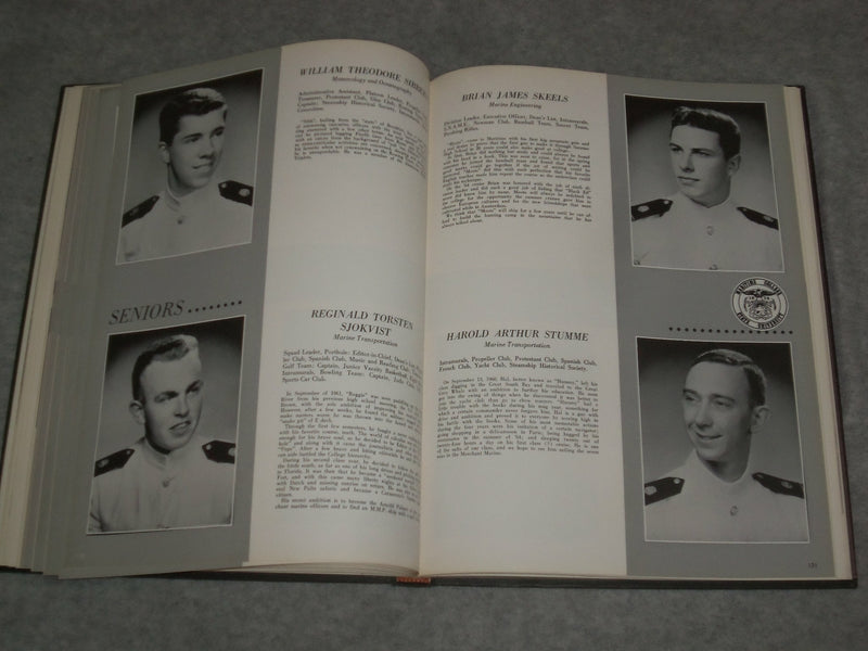 1965 EIGHT BELLS SUNY MARITIME COLLEGE YEARBOOK - FORT SCHUYLER, NY - YB 2037