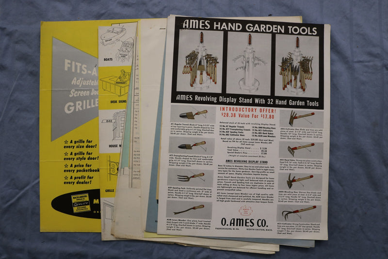 1954-1955 HARDWARE CATALOGS AND EPHEMERA LOT - K 3226