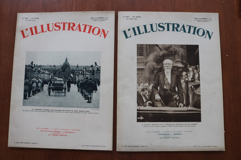1927-1931 L'ILUSTRATION FRENCH MAGAZINE LOT OF 35 ISSUES - O 3508