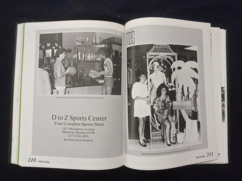 1986 RIDDLE MATTHOON HIGH SCHOOL YEARBOOK - MATTOON, IL - YB 3310