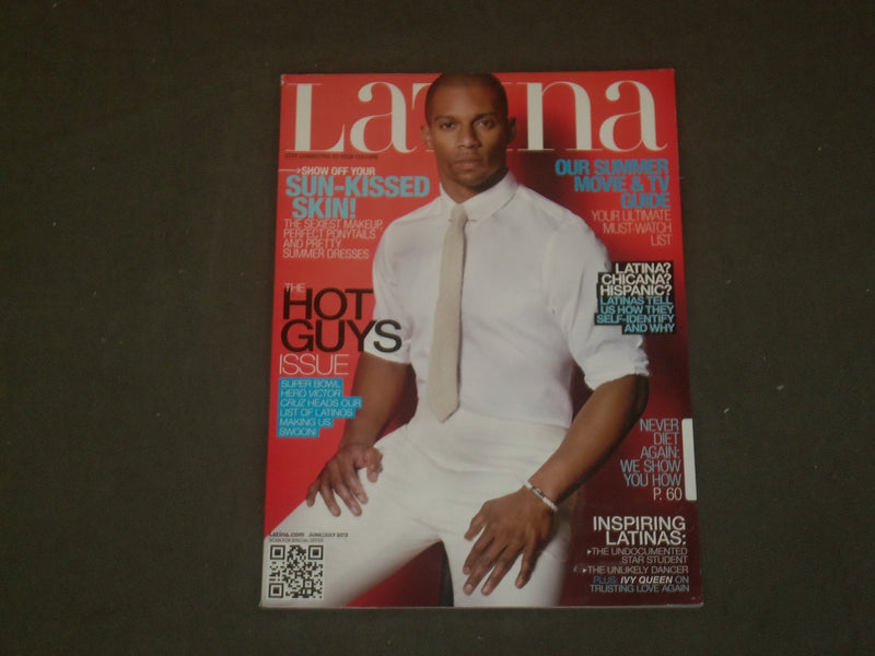 2012 JUNE/JULY LATINA MAGAZINE - VICTOR CRUZ COVER - B 1264