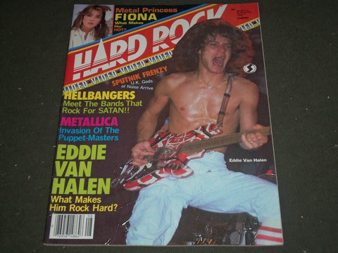 1986 AUGUST HARD ROCK MAGAZINE NO. 11 - EDDIE VAN HALEN - II 8588
