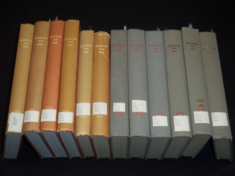 1970-1982 QUEENSLAND YEAR BOOK LOT OF 12 - GOV. STATISTICIAN BRISBANE - KD 5T