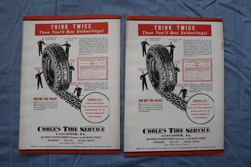 1938 LANCASTER MOTORIST MAGAZINE - LOT OF 8 - O 3734
