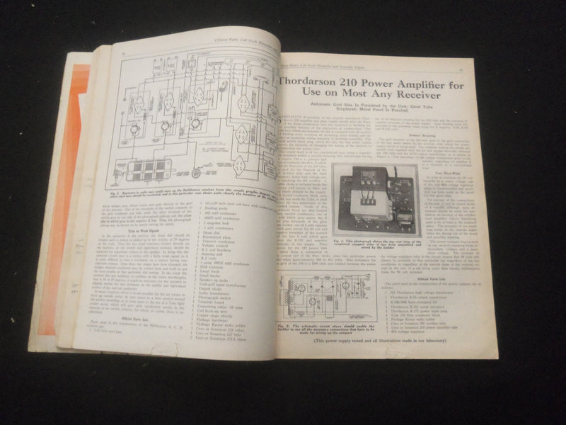 1928 NOVEMBER CITIZENS RADIO CALL BOOK MAGAZINE AND SCIENTIFIC DIGEST - B 432J