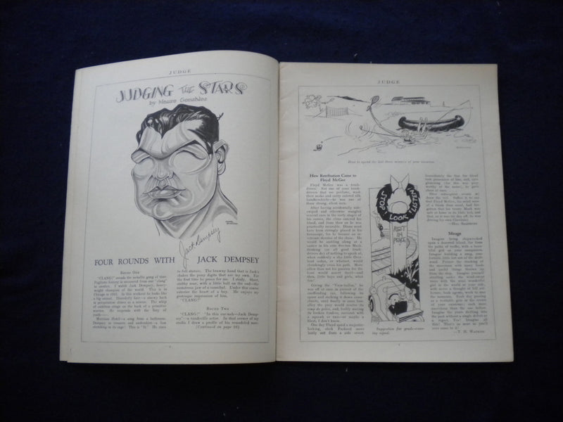 1927 JULY 23 JUDGE MAGAZINE - THE MILLIOIN DOLLAR PEER! - B 436E