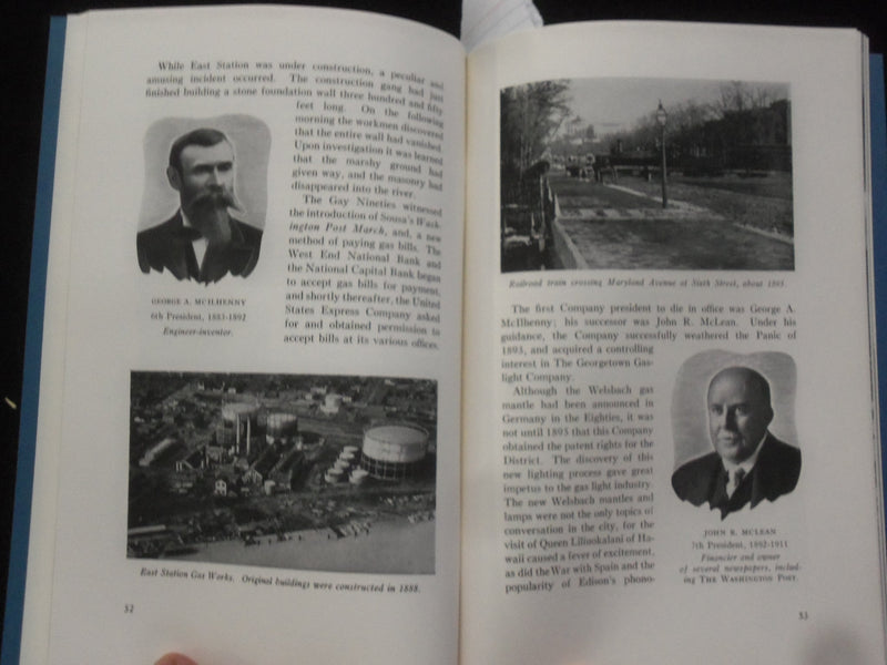 1948 GROWING WITH WASHINGTON SOFTCOVER BOOK - WASHINGTON GAS LIGHT CO. - J 9861