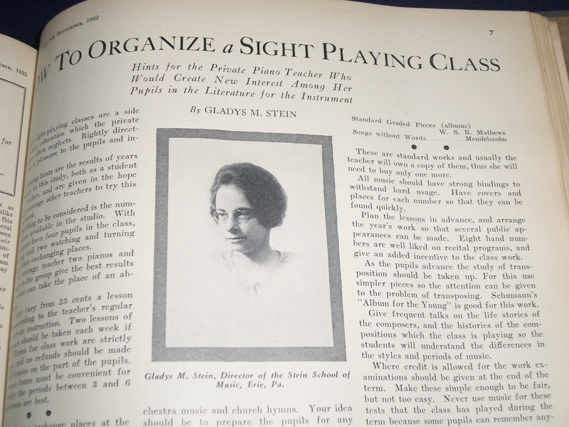 1932 JAN-DEC THE MUSICIAN BOUND VOLUME NO. 37 - GREAT PHOTOS & ADS - KD 2340