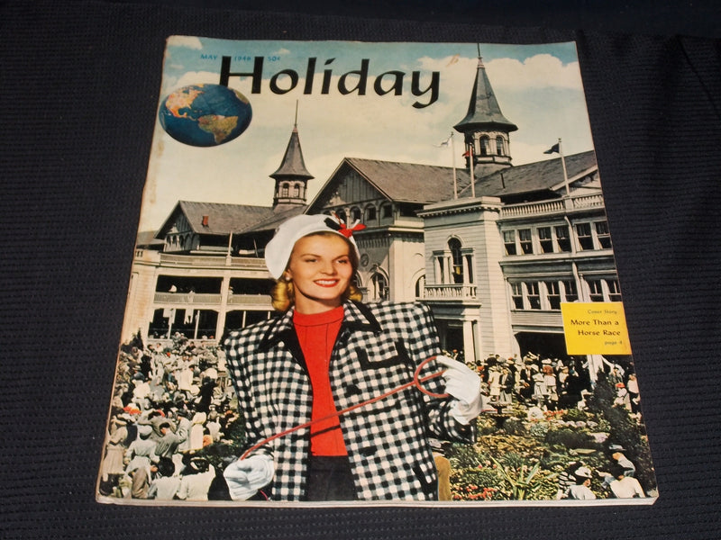1946 MAY HOLIDAY MAGAZINE - THE KENTUCKY DERBY NICE FRONT COVER - E 1238
