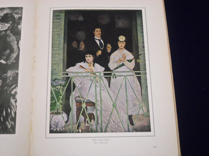 1938 MANET BY ROBERT REY HARDCOVER BOOK - GREAT ILLUSTRATIONS & PLATES - KD 2850
