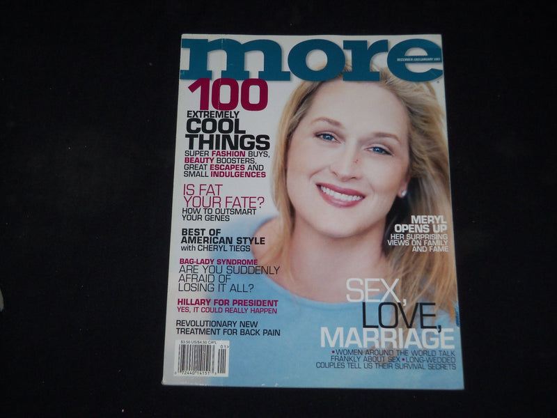 2002 DEC-2003 JAN MORE MAGAZINE - MERYL STREEP COVER - B 274