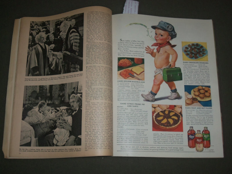 1944 MAY MOVIE STORY MAGAZINE - PAULETTE GODDARD & SONNY TUFTS COVER - SP 7194