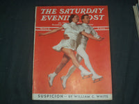 1937 MARCH 6 THE SATURDAY EVENING POST MAGAZINE - ILLUSTRATED COVER - SP 2473U
