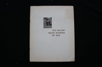 1964 LIFE MAGAZINE - THE MAJOR NEWS STORIES OF 1963 COVER - E 10929